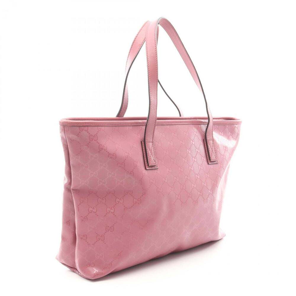 GUCCI Pink Leather Tote Bag - Picture 2 of 10